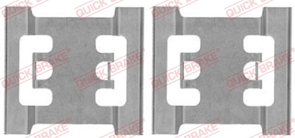 Accessory Kit, disc brake pad